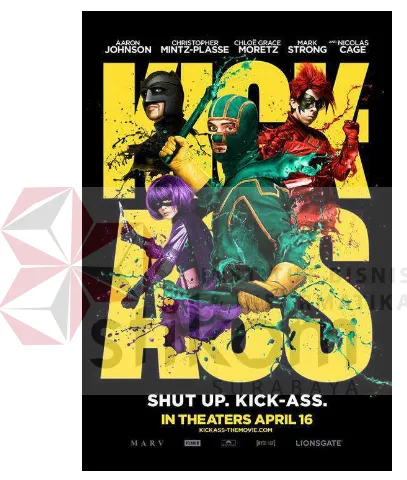 Gambar 3.3 Poster Kick-Ass 