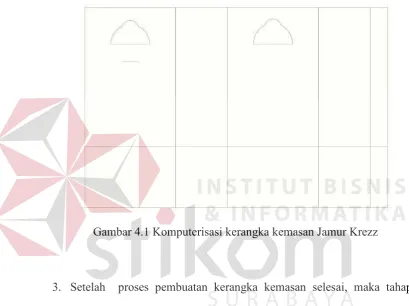 Gambar 4.2. Komputerisasi desain Jamur Krezz