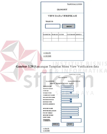 Gambar 3.29 Rancangan Tampilan Menu View Verification data 