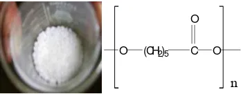 Gambar 2 Bentuk dan struktur kimia PGA.  