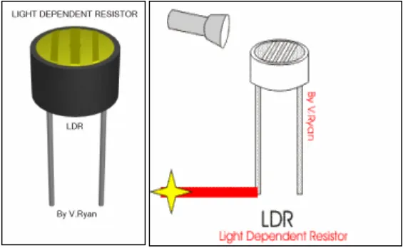Figure 2.7: Light Dependent Resistor [7] 