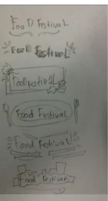 Gambar 4.7 logo food festival 