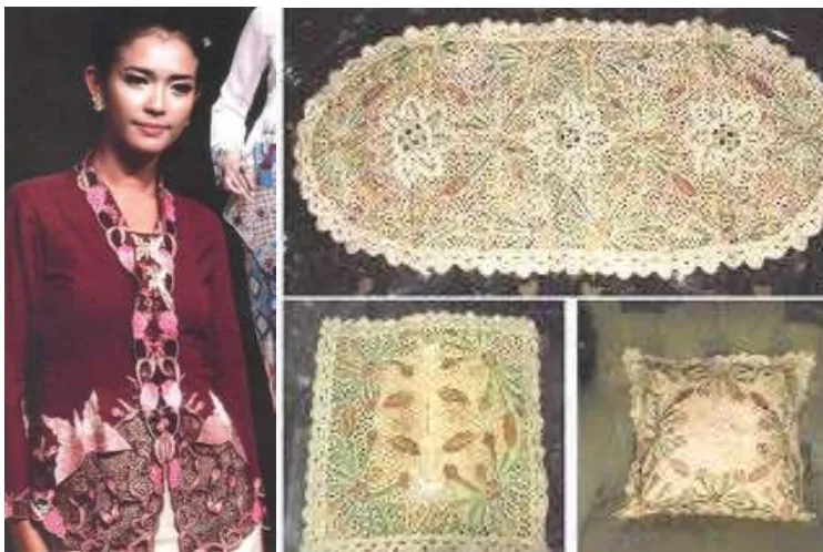 Gambar 1.47 Karya Kerajinan Tekstil Bordir Padang, Sumatera Barat