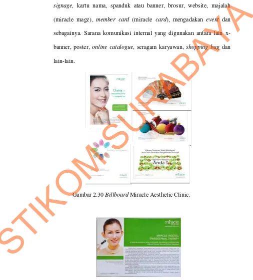 Gambar 2.31 Flyer Miracle Aesthetic Clinic 