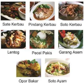 Gambar 3.1. Data Visual Kuliner Tradisional Kudus (Sumber: klikhotel.com) 