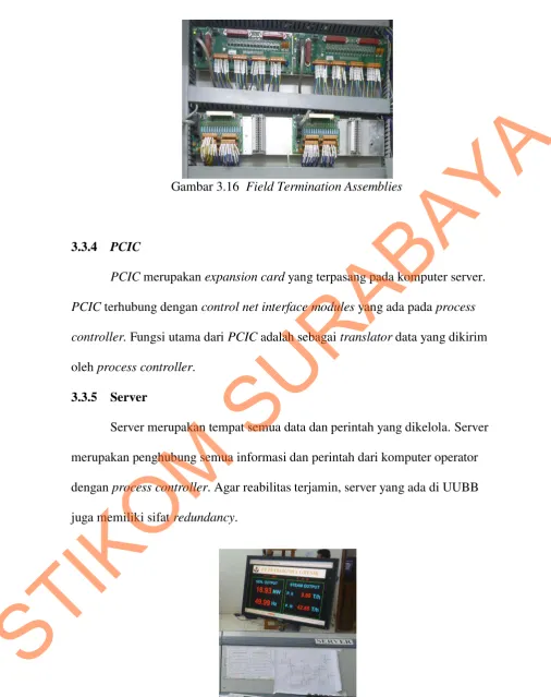 Gambar 3.17  Server milik Unit Utilitas Batu Bara 