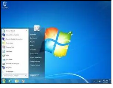 Gambar 10. Desktop Windows 7 