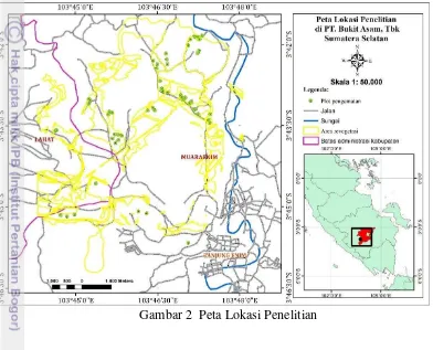 Gambar 2  Peta Lokasi Penelitian 