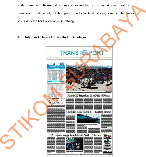 Gambar 5.8 : Desain Layout Halaman 8 