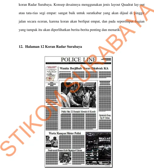 Gambar 5.12 : Desain Layout Halaman 12 
