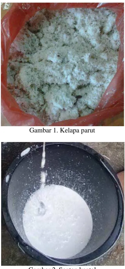 Gambar 2. Santan kental  