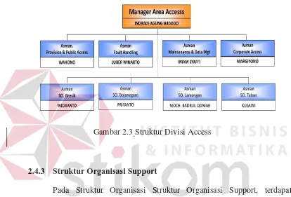Gambar 2.3 Struktur Divisi Access 