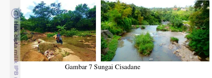 Gambar 7 Sungai Cisadane  