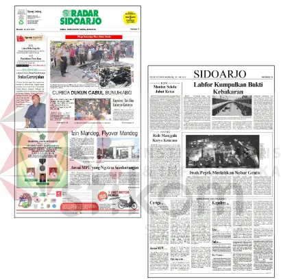 Gambar 4.4 Halaman Radar Sidoarjo  