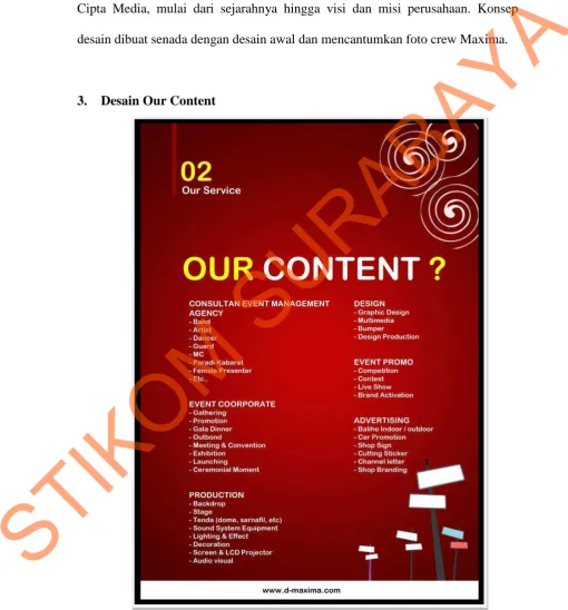 Gambar 5.4 : Our Content Maxima 