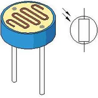Gambar 2.5. Light Dependent Resistor 