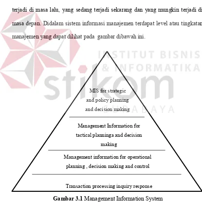 Gambar 3.1 Management Information System 