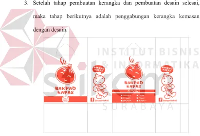 Gambar 4.2 Desain Bakpao Kapas 