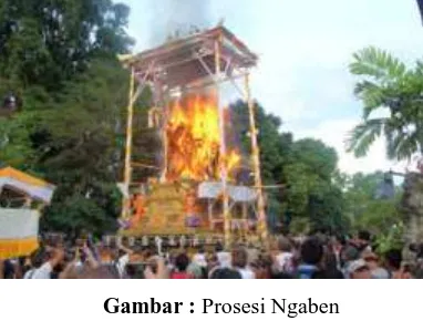 Gambar : Prosesi Ngaben memudahkan proses pembakaran jenazah bagi beberapa agama atau kepercayaan tersendiri