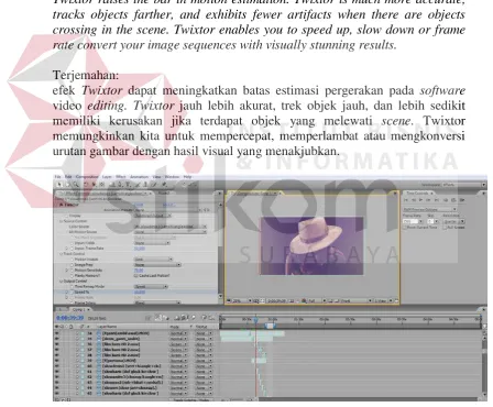 Gambar 2.15 Contoh Twixtor 