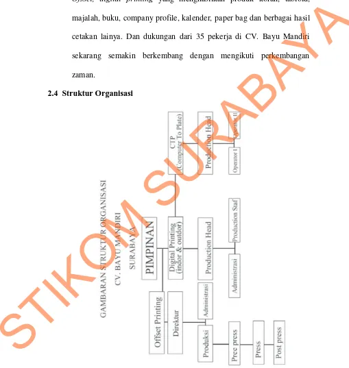 Gambar 2.4 Struktur Organisasis 
