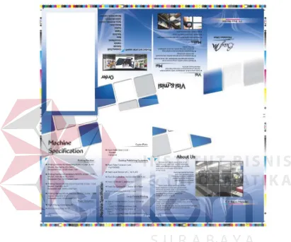 Gambar 3.10 layout Hasil Cetak isi Company Profile 
