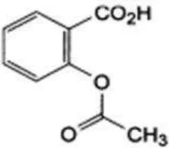 Gambar 5. Struktur Kimia Asetosal 