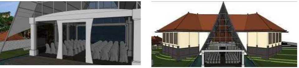 Gambar 3. Konsep Ruang Luar 
