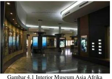 Gambar 4.1 Interior Museum Asia Afrika 