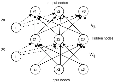 Figure 2.5 General Model of Standard Back Propagation neural Network 
