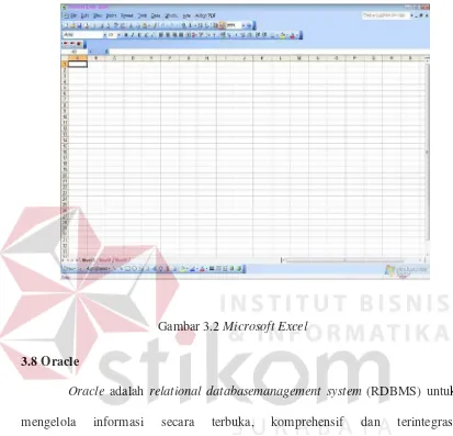 Gambar 3.2 Microsoft Excel 