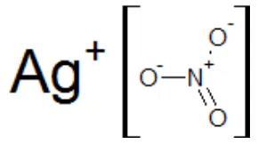Gambar 9. Struktur Perak Nitrat 