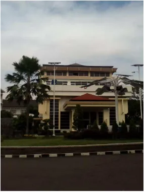 Gambar berikut menunjukan lokasi penelitian di Badan Geologi Bandung 