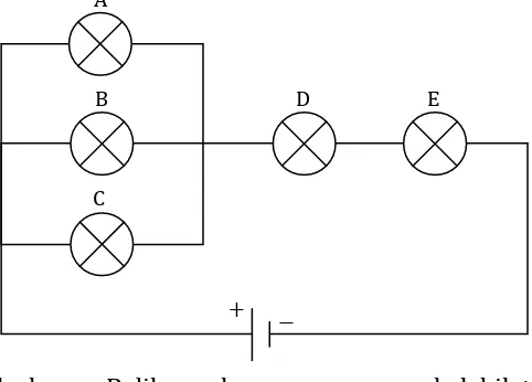 gambar di bawah. Bila •iyang terdisipasi di dalam resistor • = 8Ω, •d = 10 Ω, Bi = 6 V, dan Bd = 12 V, maka besarnya daya listrik  adalah ...