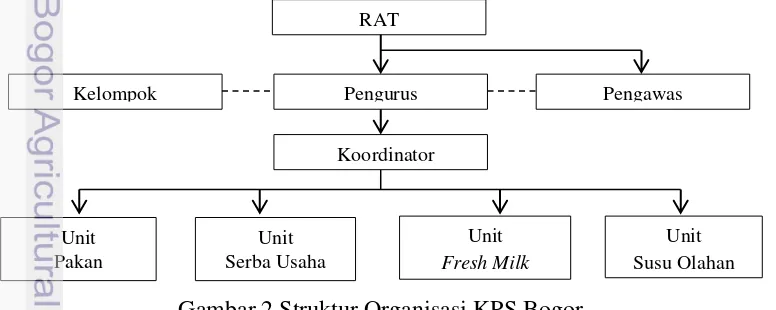 Gambar 2 Struktur Organisasi KPS Bogor 
