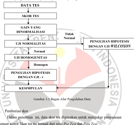 Gambar 3.2 Bagan Alur Pengolahan Data 