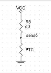 Gambar 3.9.  Rangkaian Elektronik PTC. 