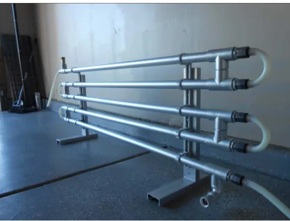 Gambar 2.7 Double-pipe heat exchangers in series–parallel 