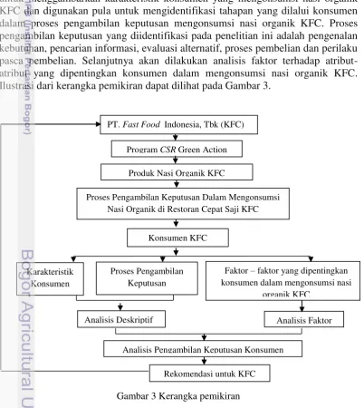 Gambar 3 Kerangka pemikiran 