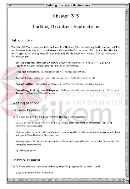 Gambar 2.7. Aplikasi Dokumen pada Notes Client 