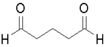 Gambar 2.5 Struktur Glutaraldehid 