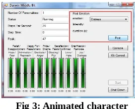 Fig 2: Animation creation tool