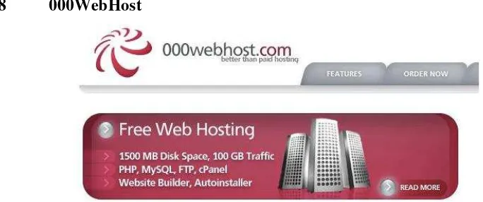 Figure 2.8:The 000Webhost page 