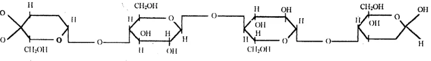 Gambar 5. Rumus bangun Avicel PH 102 