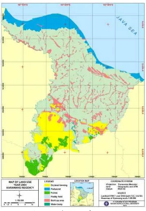 Figure 5 Land use map of year 2004