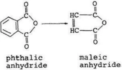 Gambar 3.2. Oksidasi Phthalic Anhydride menjadi Maleic Anhydride 
