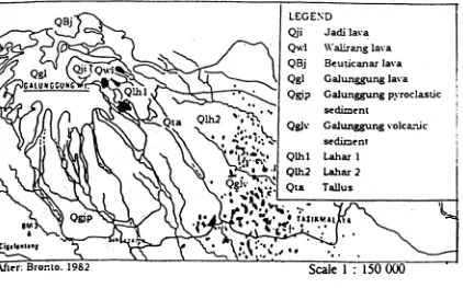 Figure 1. Geology of the studied area 