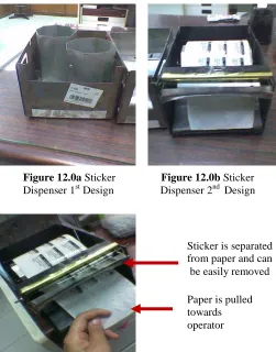 Figure 12.0a Sticker  Dispenser 1st Design  