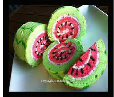 Gambar 5.Cake Green Tea And Cheese Roll                   Gambar 6.Cake Triple Choco Roll 
