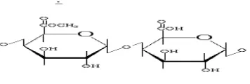 Gambar 1 Struktur Pektin